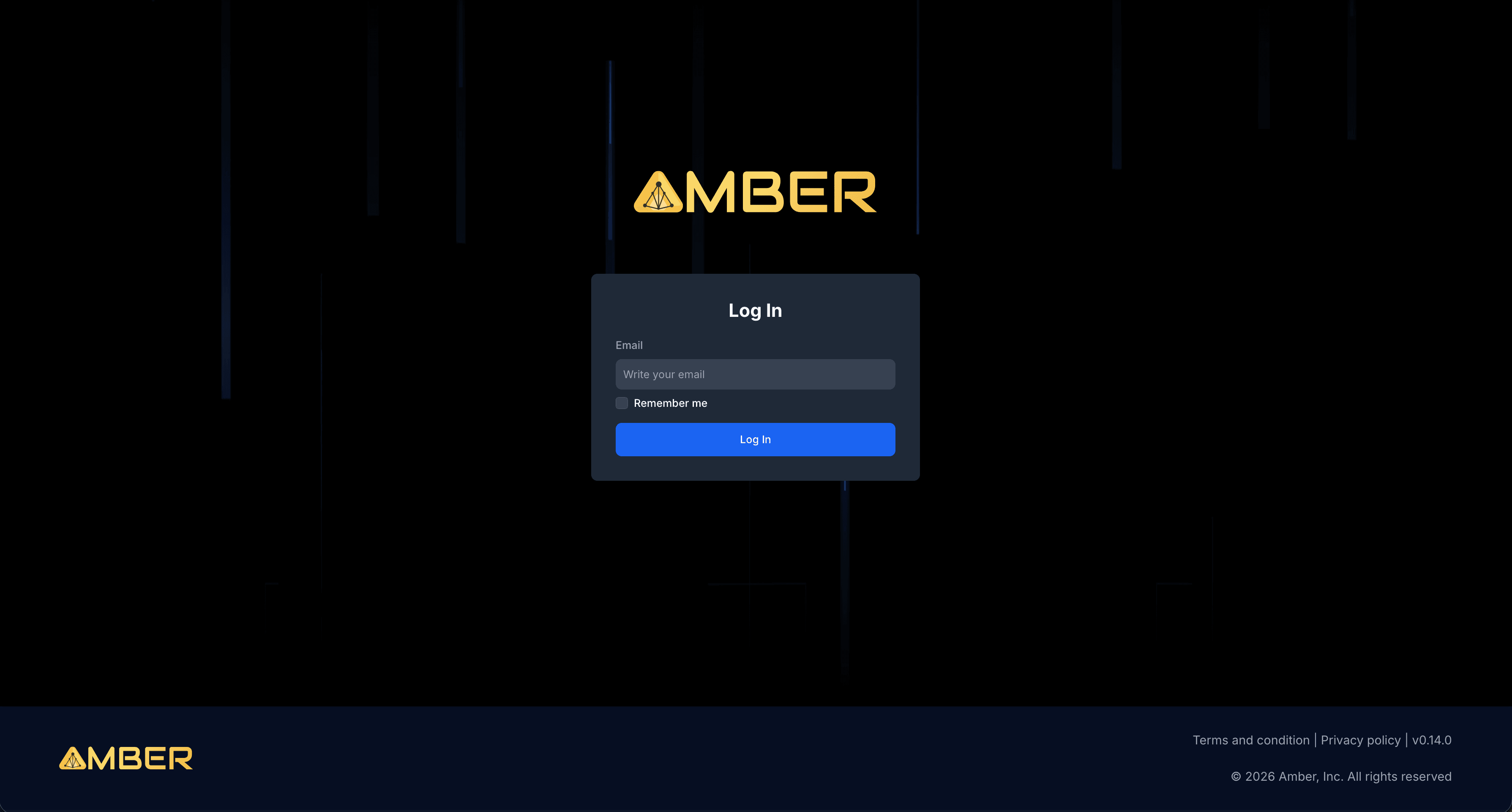 AMBER: Production Asset Management Platform — hero screenshot