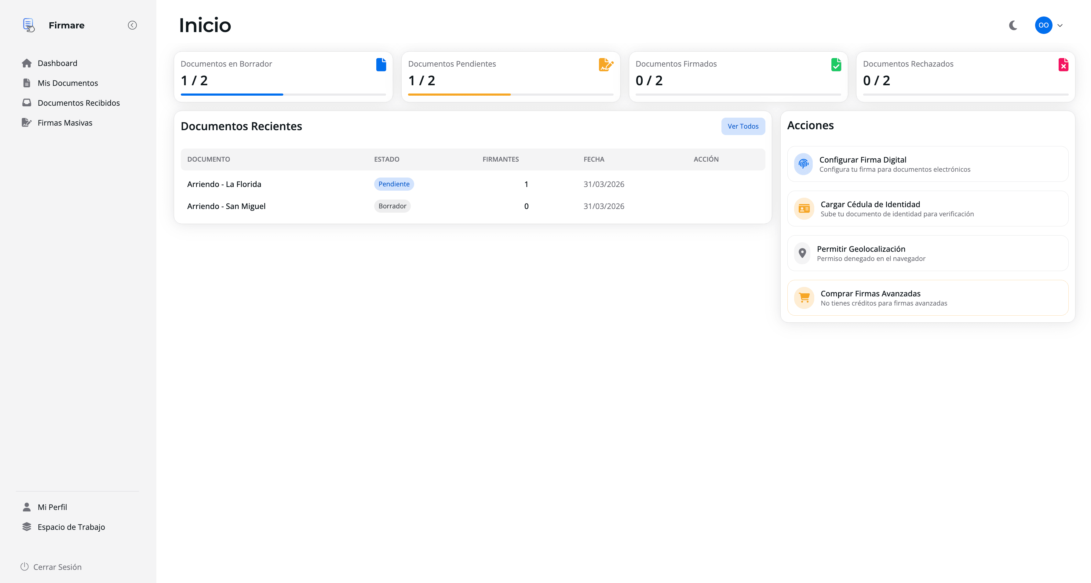 Digital Document Management & E-Signature Platform — hero screenshot